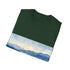 Alaska Bliss Watercolor Tee in Charcoal, Size Small Cotton T-shirt.