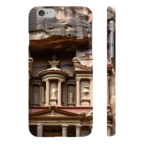 Ancient Petra Phone Case with Glossy Finish for iPhone 7/8 Plus