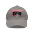 Neon Napoleon Watercolor Baseball Cap in White Rectangle Vegan Cotton Hat