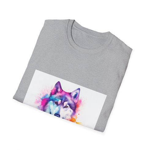š¾ Husky Howls: A Watercolor Tapestry of Freedom and Adventure