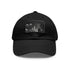 Dark Knight Gotham City white cap with rectangular Batman bat symbol.