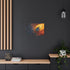 Vortex of Feathers and Starlight Stretched Canvas Wall Art