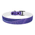 Lavender Fields Dog Collar: Stylish M Black Onyx Walk Accessory