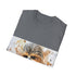 Charcoal Chewbacca watercolor t-shirt with crew neck and regular fit