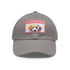 Lovable Lab Cap in White with Light Brown Patch - Unisex Vegan Hat