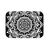 Mandala meditation bath mat in calming colors for ultimate relaxation.
