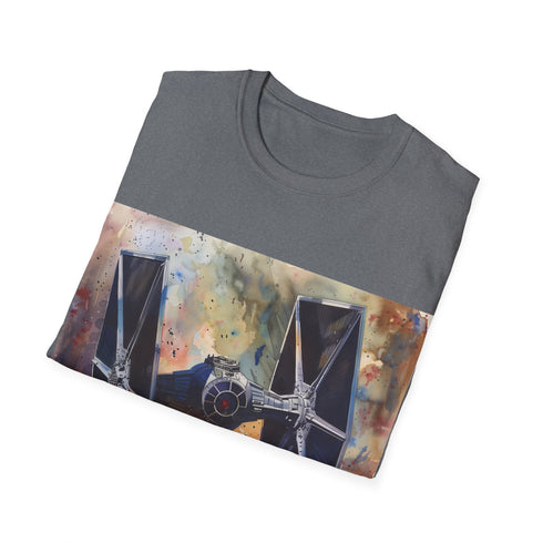 Empires Finest Tie Fighter Tee in Charcoal, Mens Small.