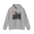 Towering Dreams Navy Castle Fantasy Hoodie for Men and Women