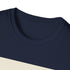 Minimalist Sunrise Mountain Range Charcoal T-Shirt for Men and Women