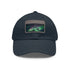 Northern Lights Glow Baseball Cap in White with Light Brown Patch