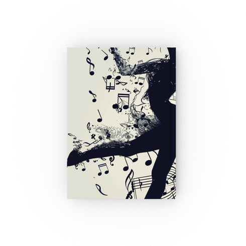 Graceful dancer silhouette journal for choreography and thoughts, perfect gift - Dancing on Air: A Dancer's Journal