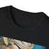 Charcoal crew neck T-shirt with vibrant DTG Elsa Frozen painting