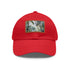 Congo Rainforest Dreams Cap in White with Light Brown Patch Triangle