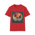 California Outrun Retro Sunset Palms Graphic Unisex Softstyle T-Shirt