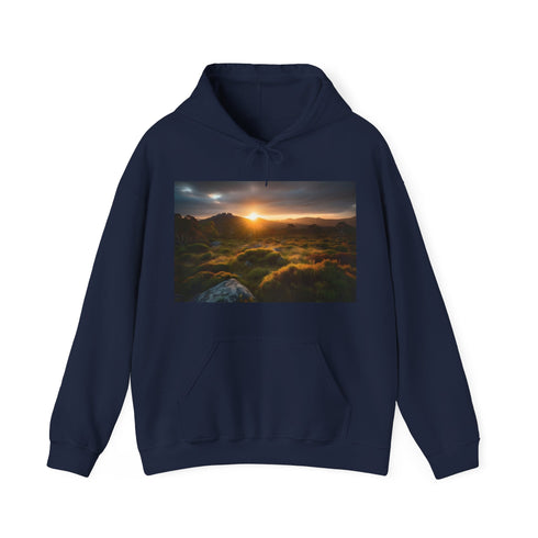 Tasmanian Wilderness Hoodie in Navy, Men's Regular Fit, Premium Materials