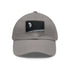 Earths Horizon Cap in White with Light Brown Patch, Rectangle Shape