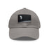 Earths Horizon Cap in White with Light Brown Patch, Rectangle Shape