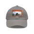 Halong Haven Baseball Cap in White with Light Brown Patch