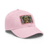 Bape camo baseball cap with Murakami-inspired white patch.