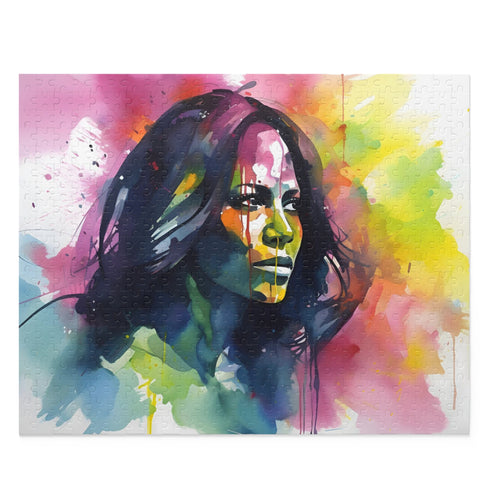 Michelle Obama Neon Colors Puzzle | Puzzle | Back-to-School, Fall Picks, Games, Holiday Picks, Home & Living, Puzzles, TikTok, Valentines Day, Valentines Day Picks | Prints with Passion