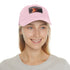 FirePeak Volcano Cap in White with Light Brown patch, rectangle shape