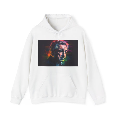 Navy Taxi Driver Watercolor Hoodie for Men and Women.