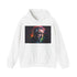 Navy Taxi Driver Watercolor Hoodie for Men and Women.