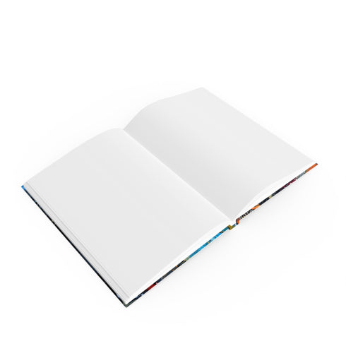 Urban Canvas Graffiti Art Journal - Vibrant street art cover, perfect for sketching, writing, and gifts