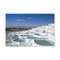 Pamukkale Turquoise Thermal Terraces Sunset Stretched Canvas Wall Art - Front Hero View | Prints With Passion