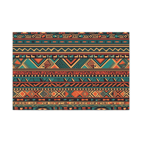 Aztec Pattern Canvas Art | Canvas | Art & Wall Decor, Canvas, Fall Picks, Hanging Hardware, Home & Living, Indoor, Top Spring Products, Valentines Day promotion | Prints with Passion