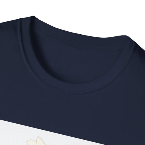 Chubby Cinnamoroll Cartoon Tee in Charcoal, Regular Fit Summer T-shirt