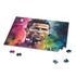 Ronaldo Watercolor Neon Puzzle