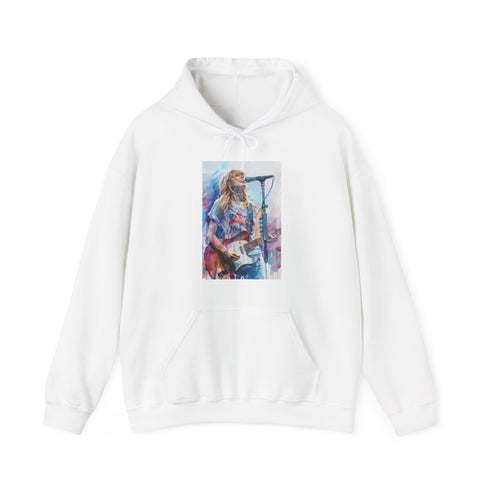 Taylor Swift concert hoodie in navy, size small, regular fit unisex.