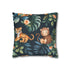 Wild Tiger Jungle Pillow Case - Sleek pillowcase with seamless tiger pattern, brings adventure to your decor.