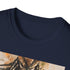 Charcoal Predator graphic T-shirt featuring crew neck and regular fit design