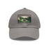 Brasilian Pride Flag Cap in White with Light Brown patch
