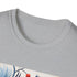 Vibrant floral charcoal cotton T-shirt with crew neck and regular fit