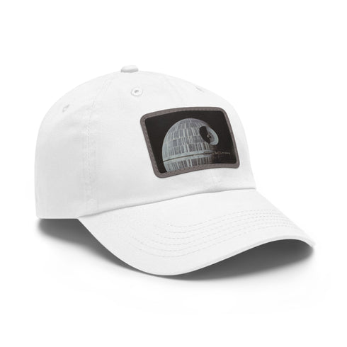 Galactic Empire Death Star white cotton unisex baseball cap.