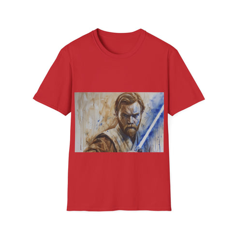 Obi Wan Lightsaber T-Shirt in Charcoal, Size Small, Jedi Master Vibes