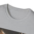Steampunk owl charcoal t-shirt with intricate gears and breathable cotton fabric