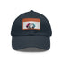 "Stylish White Dalmatian Baseball Cap, Rectangle Shape, Unisex Cotton Hat"