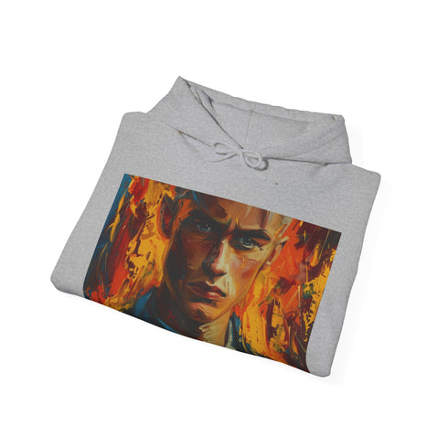 Slytherin Artist Hoodie in Navy, Unisex Regular Fit, Draco Malfoy Painting