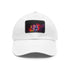 Vibrant neon baseball cap with white/light brown patch, perfect for science lovers.