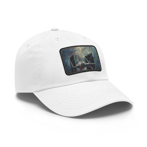 Galactic Empire Tie Fighter Cap in White with Light Brown Patch