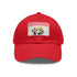 Labrador Love Embroidered Baseball Cap White Light Brown Patch Rectangle Unisex