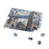 London Bridge watercolor jigsaw puzzle, ideal for travel lovers and enthusiasts.