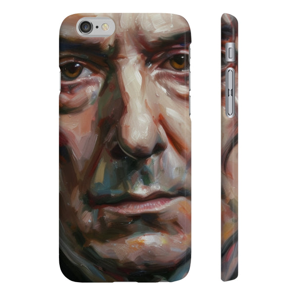 Magical Snape-inspired iPhone phone case with evocative emotive imagery.
