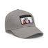 Basset Hound White Cap with Light Brown Patch Aliases: White Basset Hound Cap, Hound Design Hat