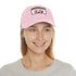 Lovable Lab Cap in White with Light Brown Patch