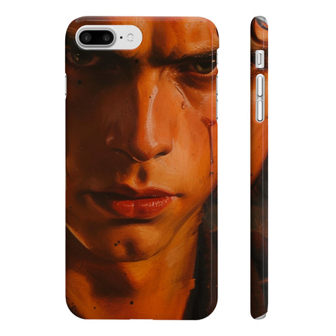 Slim Glossy Light Shadow Phone Case for iPhone 7/8 Plus